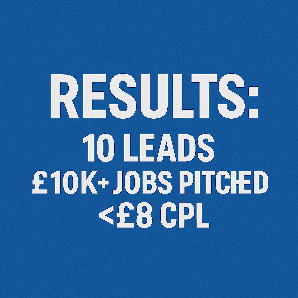 10 leads, £10k pitched, and all for less than a chippy tea 🍟 — that’s 99 Ads.