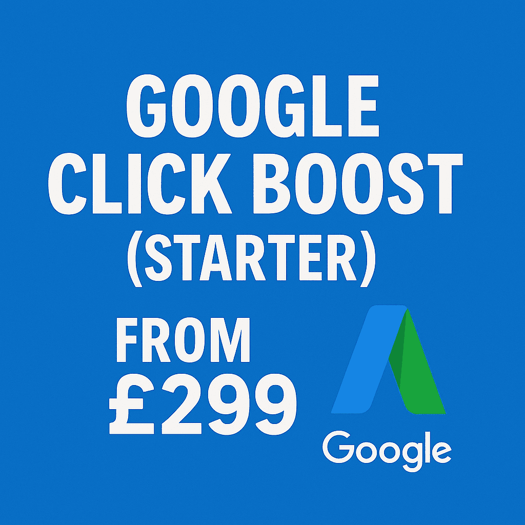 Google Click Boost (Starter) From £299